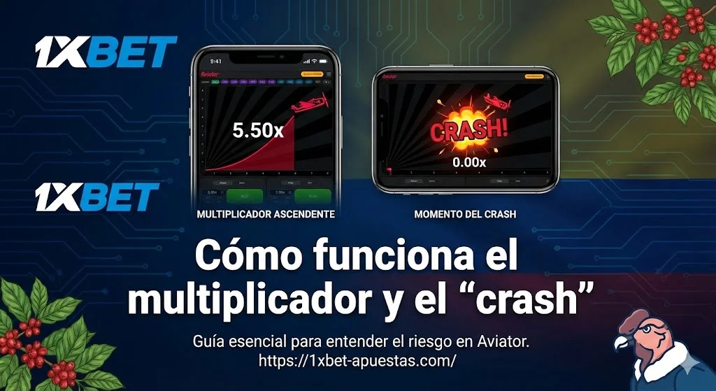 Cómo funciona el multiplicador y el “crash”