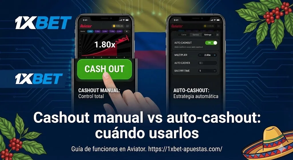 Cashout manual vs auto-cashout: cuándo usarlos
