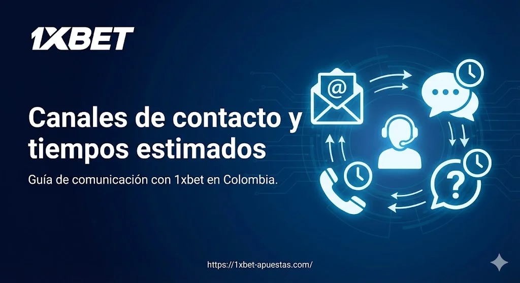 Canales de contacto y tiempos estimados